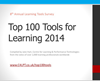 Jane Hart’s top-100 learning tools
