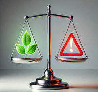 Manifest met een overzicht van positieve en negatieve aspecten van leren en generatieve AI